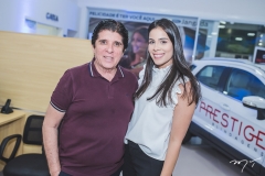 Dito Machado e Letícia Ximenes