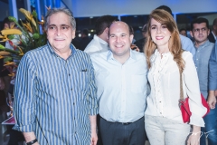 Luis Pontes, Roberto Claudio e Karisia Pontes