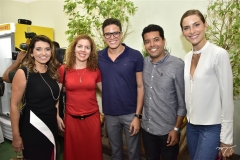 Márcia Travessoni, Ticiana Rolim Queiroz, Marcos Lessa, Marcelo Vieira e Dani Gondim