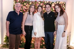 Fernando e Cristiana Esteves, Giovanna Gripp, Felipe e Fernanda Esteves