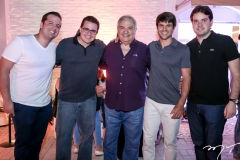 Rodrigo Ponte, Samuel Sicchierolli, Carlo e Márcio Petrone e Felipe Esteves