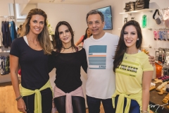 Cláudia Moura, Sandra Rolim, Eduardo Rolim e Manuela Rolim