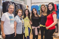 Eduardo, Edyr, Manuela e Sandra Rolim, Cláudia Moura e Gabriela Rolim
