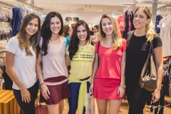 Marina Brasil, Naiana Azevedo, Manuela Rolim, Talita Pontes e Gabriela Assunção