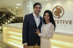 Ibraim Cavalcante e Bruna Benjamin
