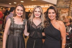 Cristiane Brito, Roberta Vasconcelos e Márcia Travessoni