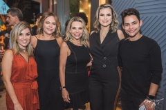 Roberta Quaranta, Cynthia Gomes, Lilian Porto, Carine Moreira e Antonio Felipe