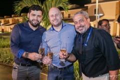 Neldo Santos, Diogo Milanesi e Germano Oriá