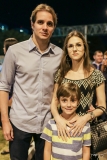 Benjamin, Gabriel e Karla Oliveira