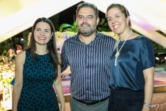 Lilian Sales, Edson Queiroz Neto e Ticiana Queiroz