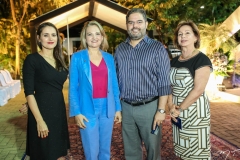 Manoela Bacelar, Lenise Rocha, Edson Queiroz Neto e Fátima Veras