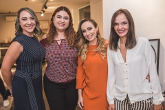 Flávia Rodrigues, Isabele Gondim, Danielle Mourão e Tayana Dantas