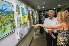 Inauguração da Galeria Iate Clube com exposição de Geraldo Sérgio
