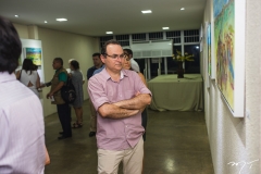 Inauguração da Galeria Iate Clube com exposição de Geraldo Sérgio