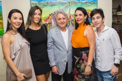 Nelly Jereissati, Deldy Teixeira, Geraldo Sérgio, Jacqueline Teixeira e Thiago Jereissati