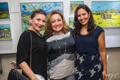Poliana Almeida, Ana Márcia Nery e Michele Guimarães