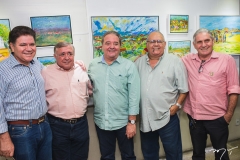 Ricardo Caminha, Kalu Brandão, Chiquinho Aragão, Cláudio Philomeno e Reginaldo Rocha