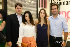 Ricardo e Roberta Ary, com Dani Eloy e Vitor Frota