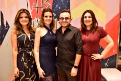 Cristine Feitosa, Viviane Bayma, Ramiro Mendes e Lia Pinheiro