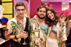 Eduardo Marques, João Freitas e Thais Trindade