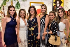 Viviane Bayma, Lilian Porto, Cristine Feitosa, Carine Moreira, Roberta Quaranta e Manoela Castro