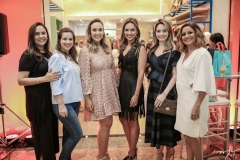 Ana Oquendo, Priscila Brasileiro, Natércia Rios, Carol Palácio, Denise Pio e Paula Carvalho