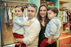 Benício, Silvio, Carol e Antônio Palácio