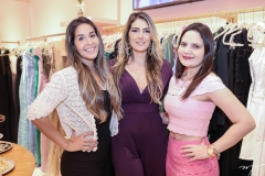 Laís Almeida, Melina Dias e Talita Timbó