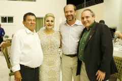 Luciano Feijão, Liduina Feijão, Ivo Gomes e Disraelle Pontes