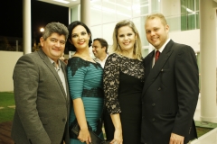 Marcos Moreira, Ysmenia Pontes, Renata Albuquerque e Átila Araripe