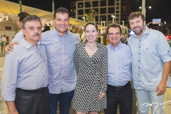 Azevedo Vieira, Ézio Feitosa, Águeda Muniz, Felipe Notiingham e Élcio Batista