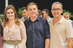 Ivana Bezerra, Eliseu Barros e Ronald Rocha