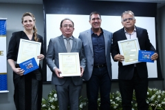 Enid Câmara, Emanuel Linhares, Luiz Gastão e Rogério Façanha