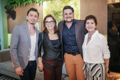 Vinicius Ferreira, Lúcia Wolf, Rodolfo Santiago e Lilian Quinderé