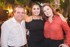João Francisco, Brenda Cavalcante e Ana Lúcia Machado