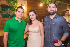 Tiago Bezerra, Ana Hilda Bezerra e Luiz Victor Torres