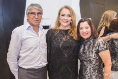 Carlos Guilherme, Luiziane Cavalcante e Cynthia Pereira