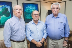 Antenor Barros Leal, André Montenegro e Roberto Macedo