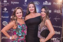 Andréia Cunha, Suamita Oliveira e Juliana Teixeira