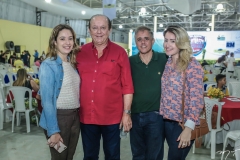 Silvinha e Rafael Leal, Eduardo Leal e Aline Vilar
