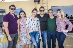 Tiago e Priscila Leal,Rebeca e Bruno Bastos, Eduardo Leal e Aline Vilar