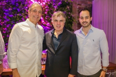 Afrânio Barreira, Flávio Rocha e Felipe Barreira