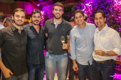 Renan Sampaio, Victor Holanda, Igor Pinheiro, Romoaldo Neto e Rodrigo Rodrigues