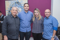 Hipólito Rocha, Rodrigo Rocha, Lycia Costa e Milton Carneiro