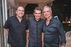George Assunção, Fred Pinto e Roberto Gradvohl
