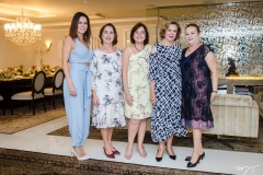 Luciana Sousa, Zena Targino, Ana Studart, Auxiliadora Paes Mendonça e Helena Diogo