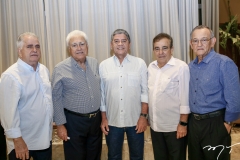 José Antunes, Waldyr Diogo, Sampaio Filho, Cláudio Targino e Fred Saboya