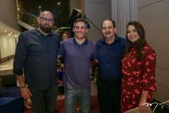 Rogerio Castro, Mário Sergio Telles, André e Marina Holanda