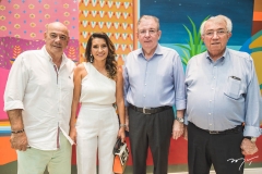 Fernando Travessoni, Márcia Travessoni, Ricardao Cavalcante e Roberto Macedo
