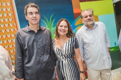 Geraldo Luciano, Selene Penaforte e Paulo Linhares